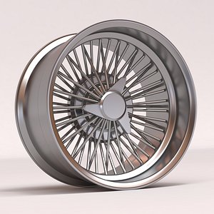3D Classic Spoked Rim Printable model
