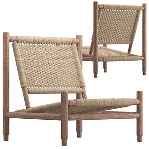 Lounge Chair by Charlotte Perriand 3D model