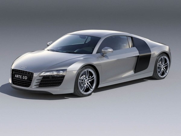 3d audi r8 model