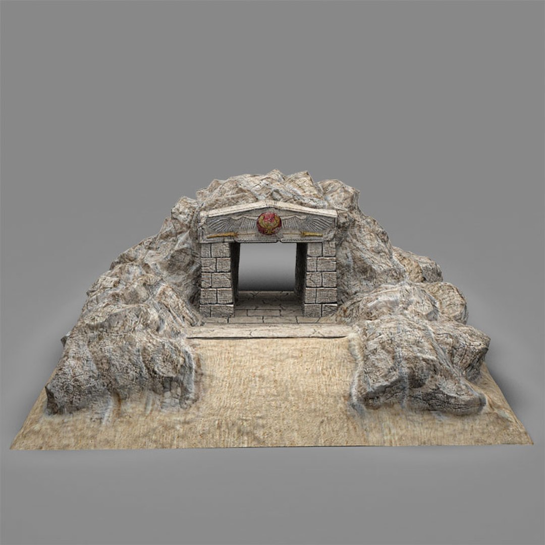 3d Cave-entrance Cave Entrance Model