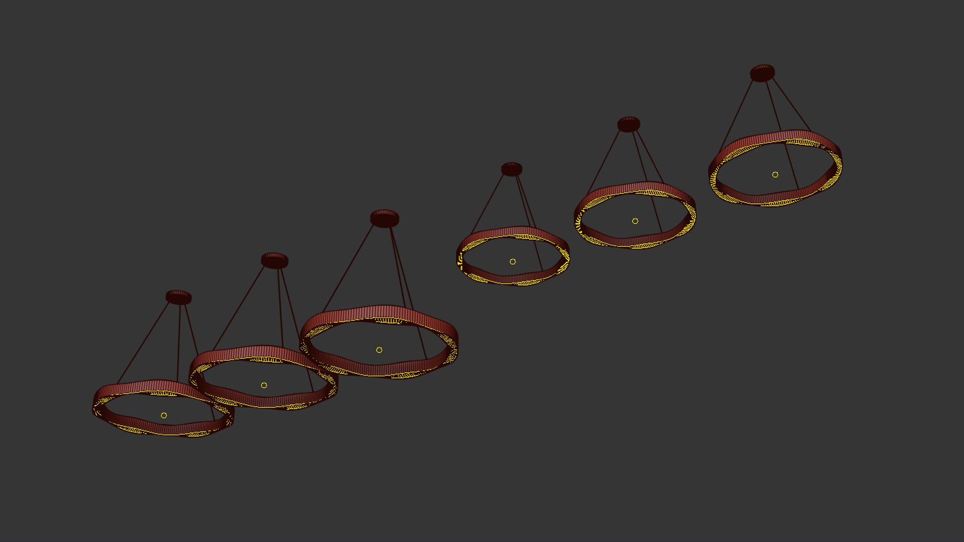 Hello By GROK Pendant Light 3D Model - TurboSquid 2114502