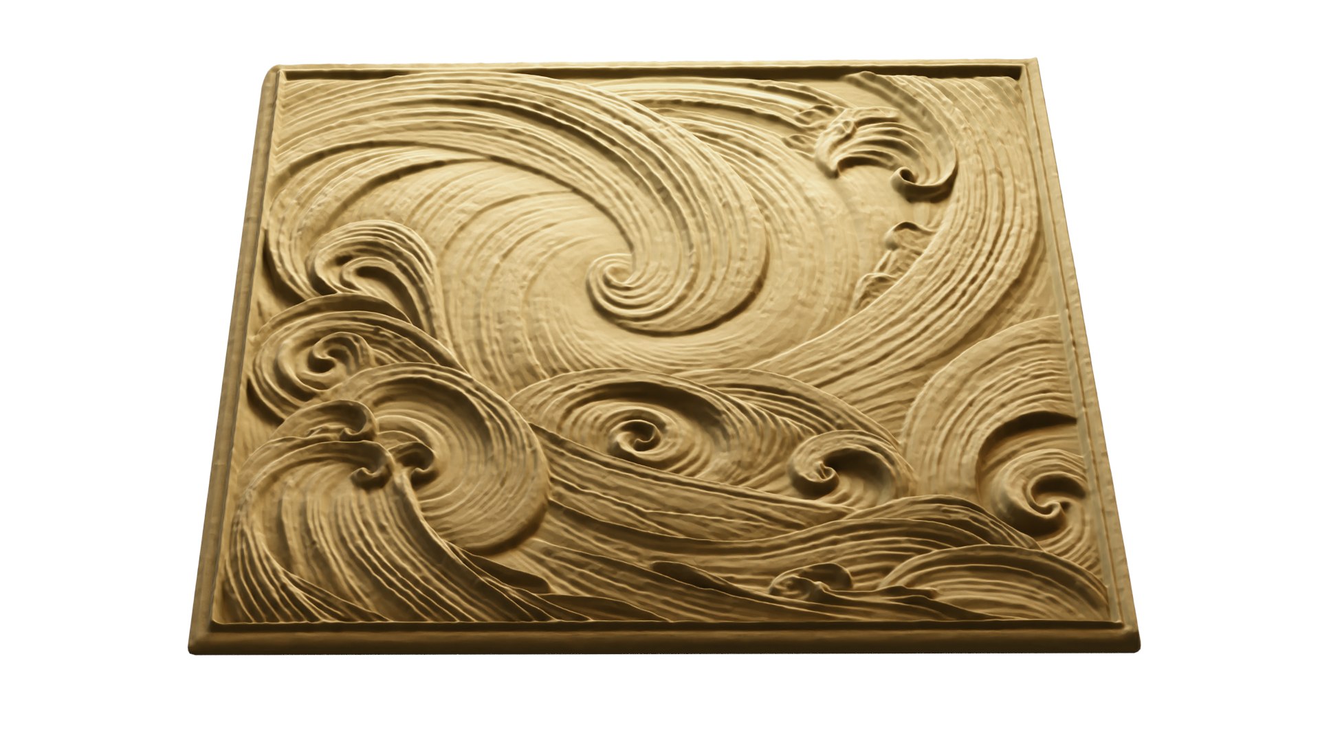 3D Model Modern Panel Wall Decor Set Relief Stl Mural CNC 167 ...