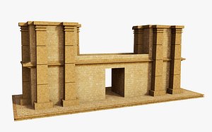 Fantasy ancient tower gate