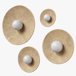 3D Geza ceramic sconces