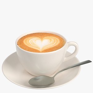 Cappuccino Coffee Cup model