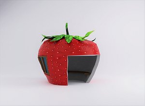 strawberry house 3D model