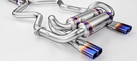 Tuning exhaust system car 3D model