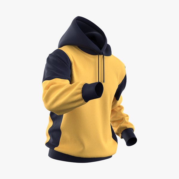 Classic Outline Design Hoodie 3D model