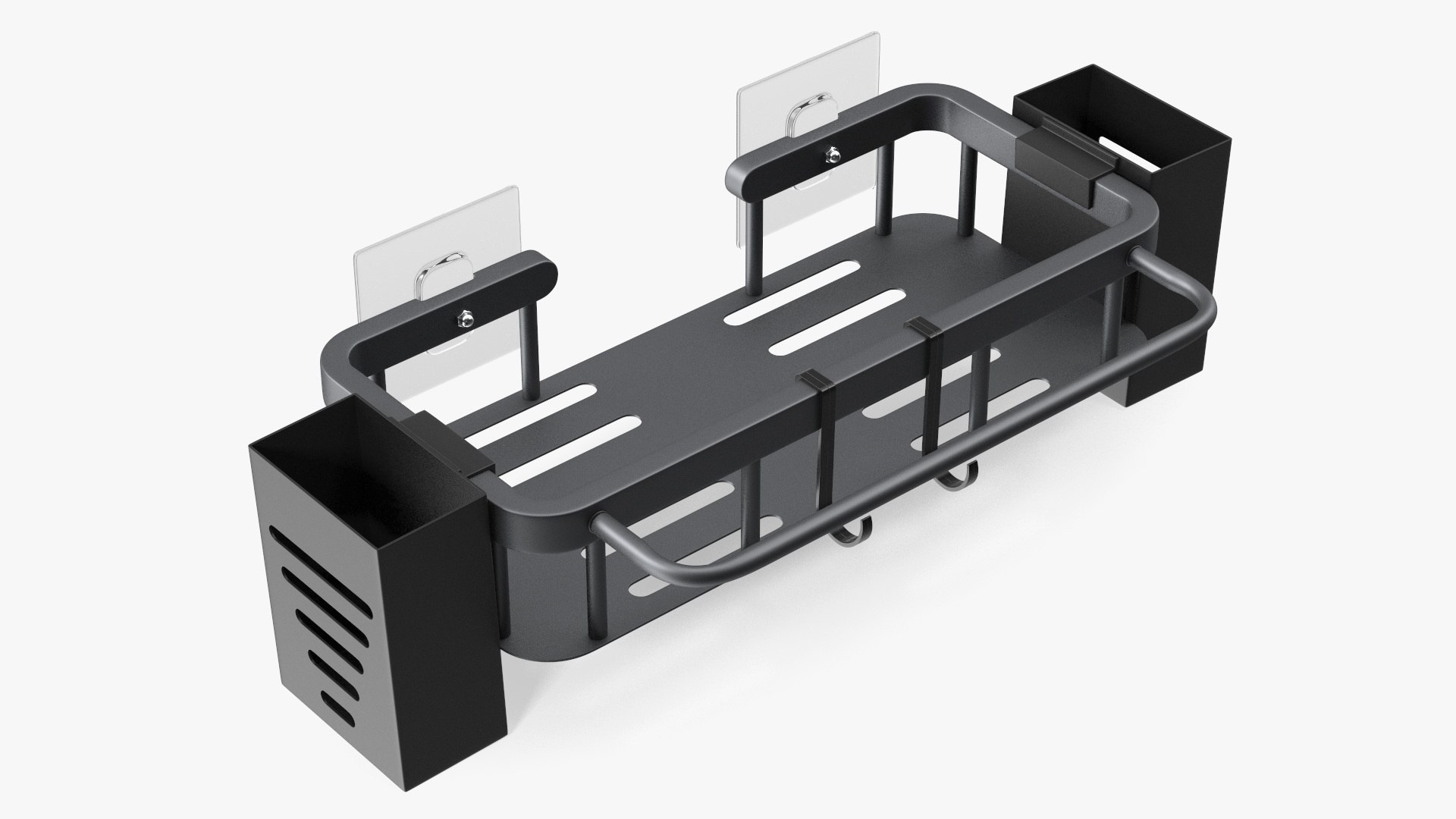 Washbasins Organizer Black 3D model preview