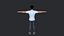Personagem 3D hiper-realista de corpo inteiro totalmente equipado de David Beckham