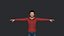 Personagem 3D hiper-realista de corpo inteiro totalmente equipado de David Beckham