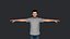 Personagem 3D hiper-realista de corpo inteiro totalmente equipado de David Beckham