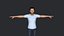 Personagem 3D hiper-realista de corpo inteiro totalmente equipado de David Beckham