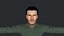 Personagem 3D hiper-realista de corpo inteiro totalmente equipado de David Beckham
