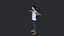 Personagem 3D hiper-realista de corpo inteiro totalmente equipado de David Beckham