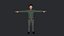 Personagem 3D hiper-realista de corpo inteiro totalmente equipado de David Beckham