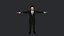 Personagem 3D hiper-realista de corpo inteiro totalmente equipado de David Beckham