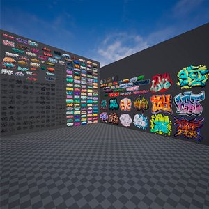 Graffiti Pack Decals 5 in 1