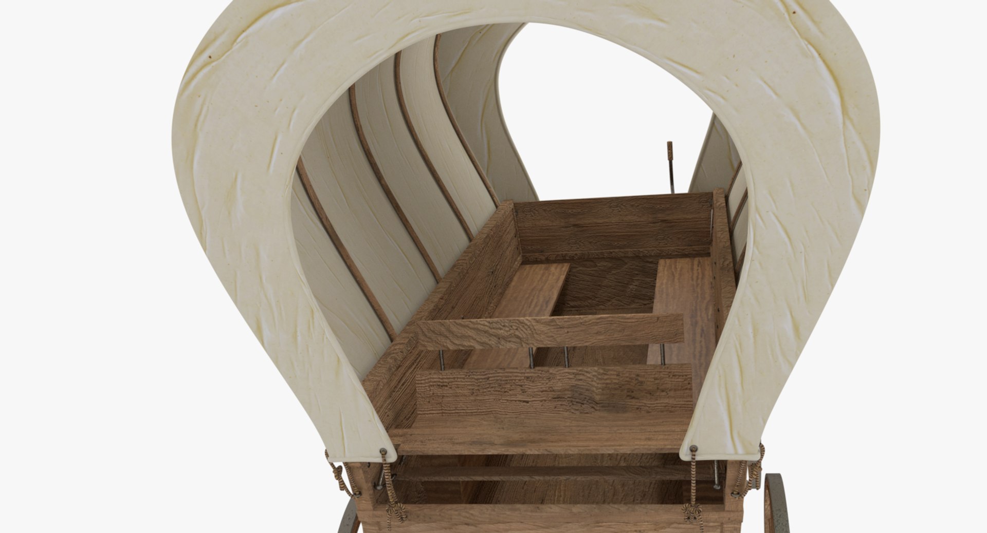 Covered Wagon 3D Model - TurboSquid 1278499
