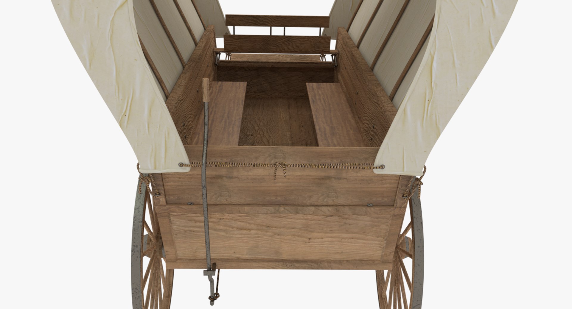 Covered Wagon 3D Model - TurboSquid 1278499