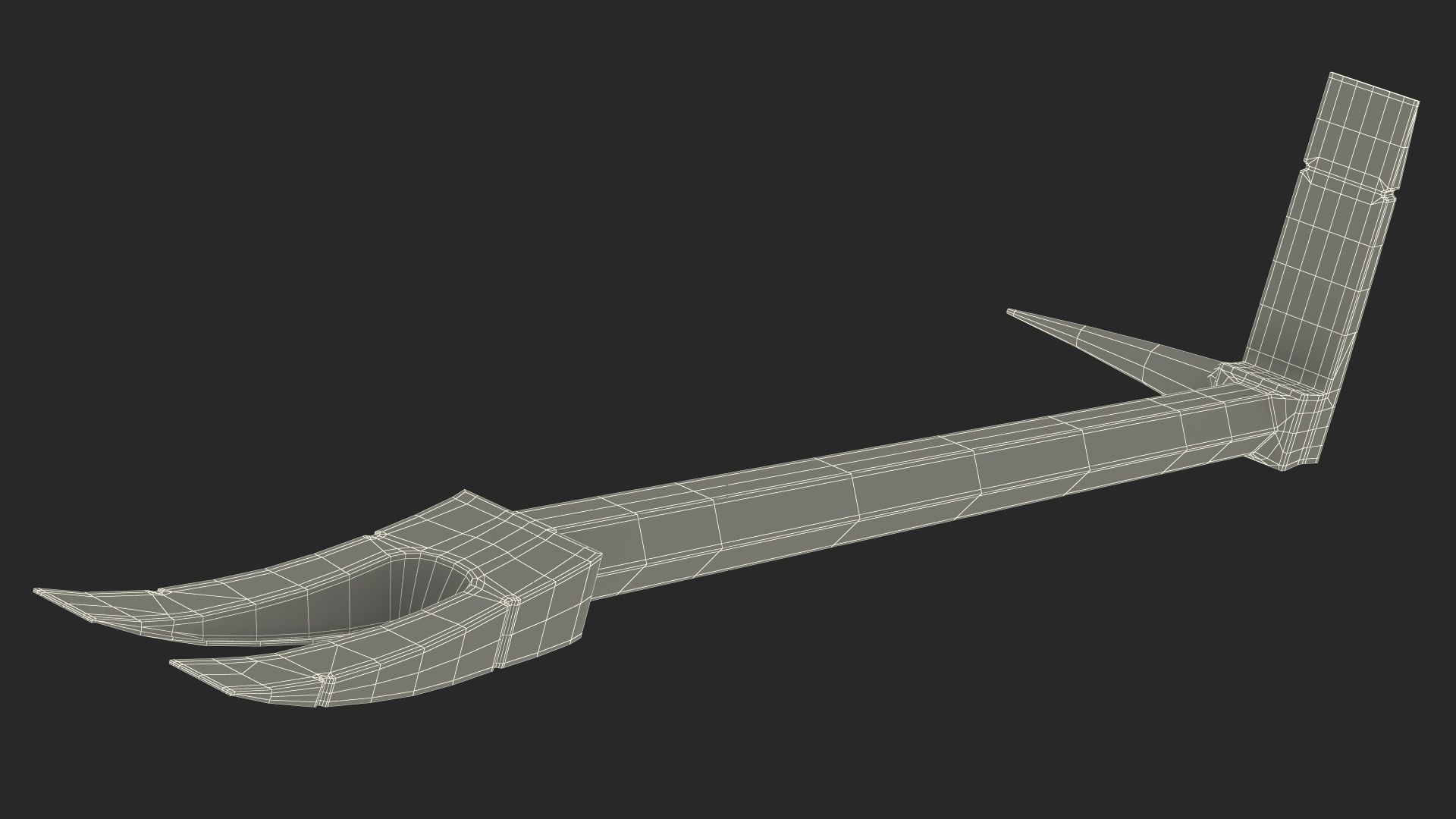 3D Model Halligan Bar Fire Equipment - TurboSquid 2164081