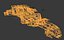 Sci-Fi Battle Cruiser 3D Model