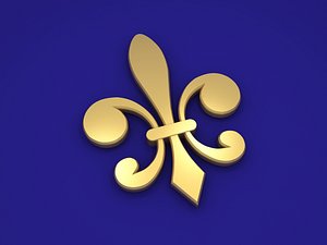 ornament france 3D model