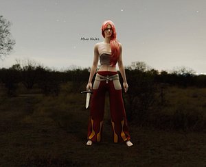 erza scarlet 3d clothes anime