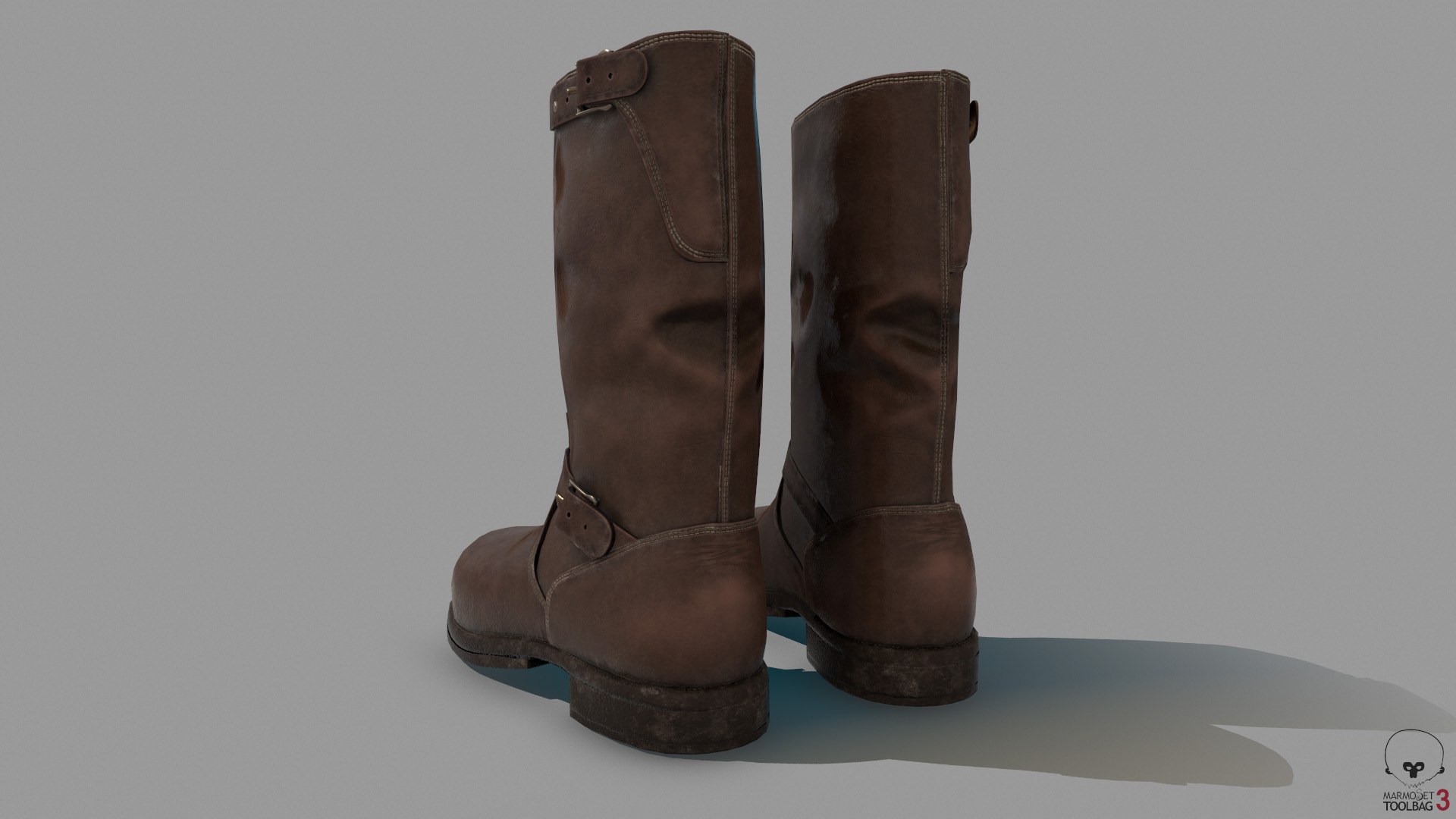 3d boots model