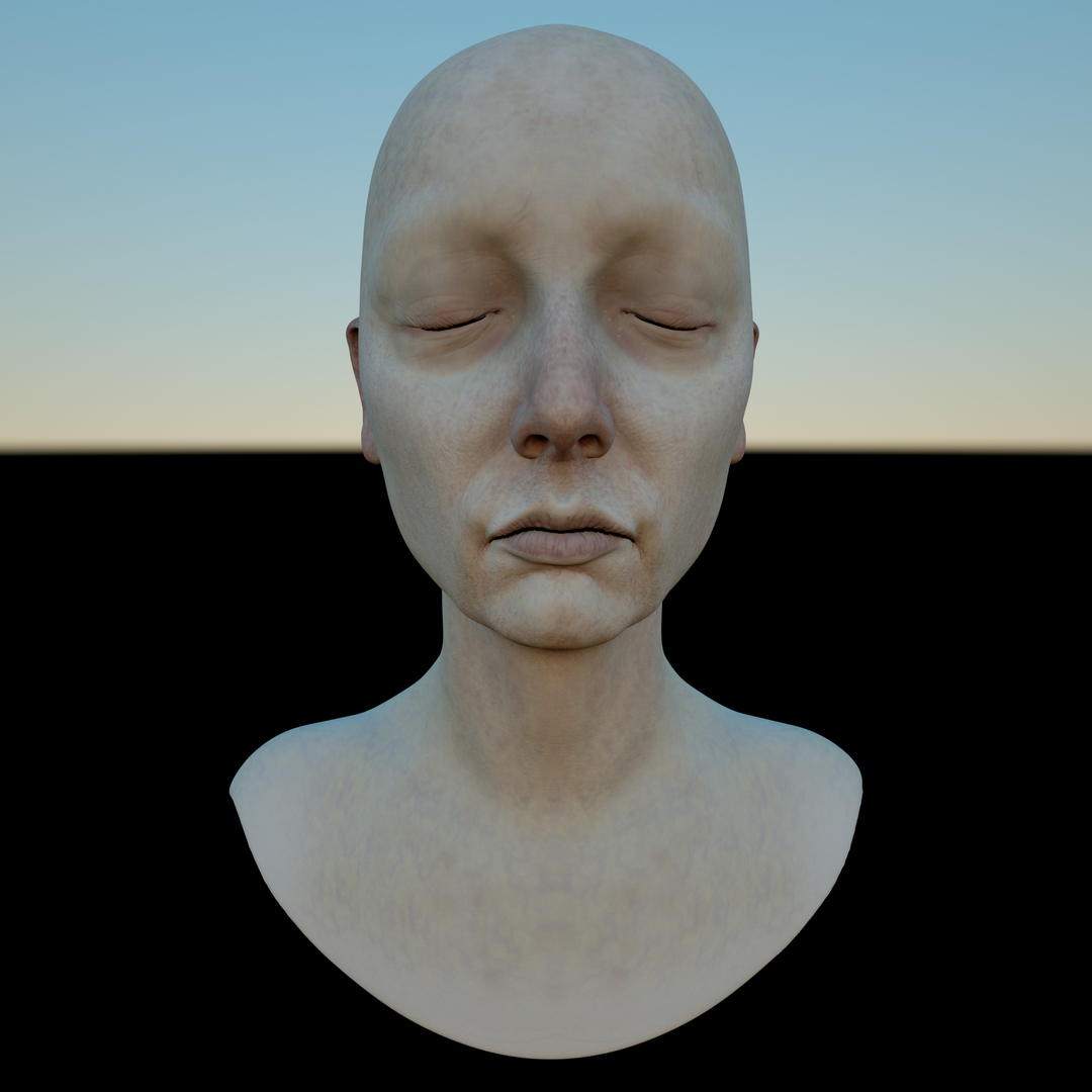 Andria mia sisters female head 3D model - TurboSquid 1204005