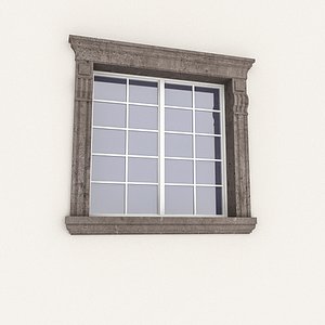 3D model window frame
