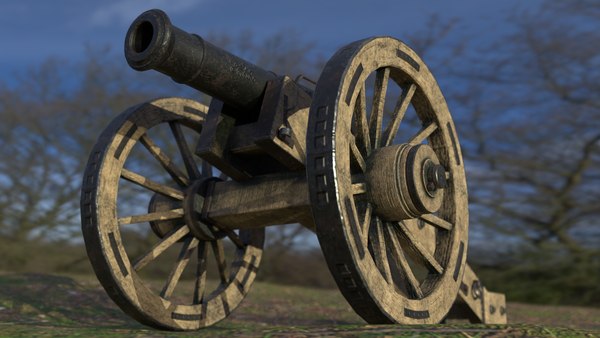12 Pounder Iron Cannon - M1736 model