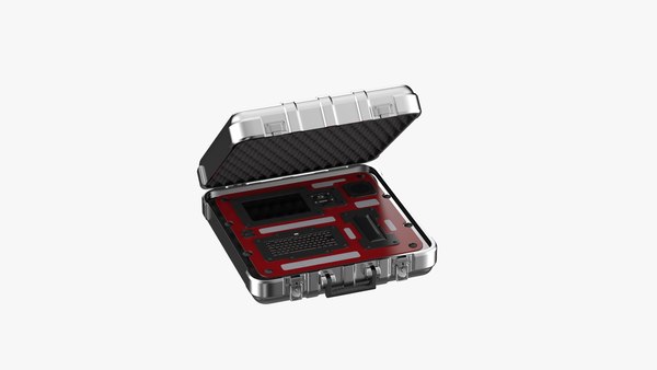 Briefcase secret agent case 3D model - TurboSquid 1642913