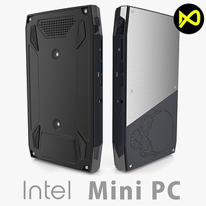 intel nuc nuc6i7kyk 3d model