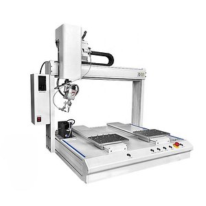4-Axis Automatic Soldering Robot Machine for PCB and Electronics Assembly 3D CAD Model 3D model