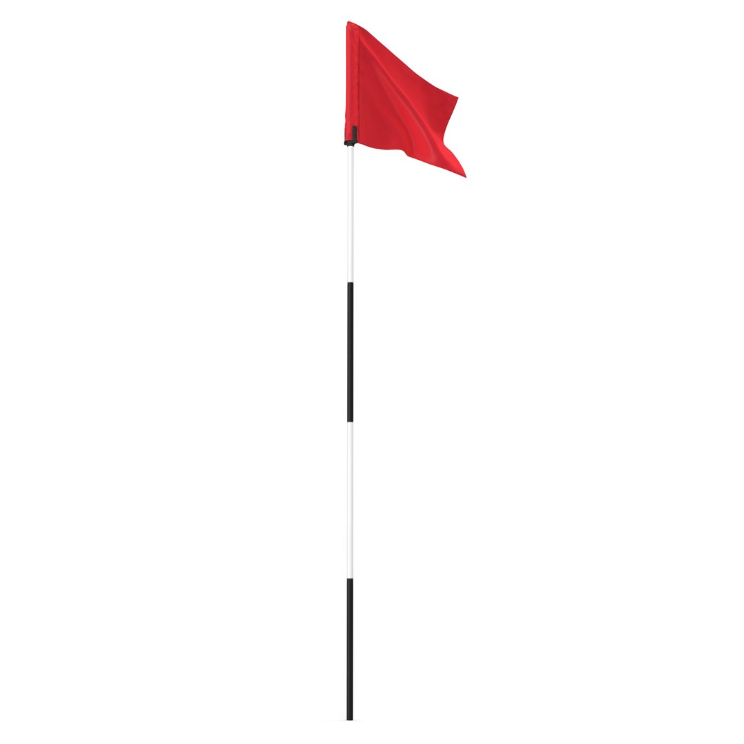 Golf Flag 2 3D model preview