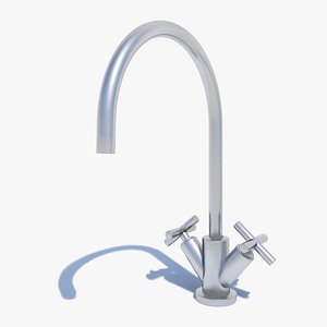 Lumion Ready - Dornbracht TARA Single-hole mixer - Brushed Chrome