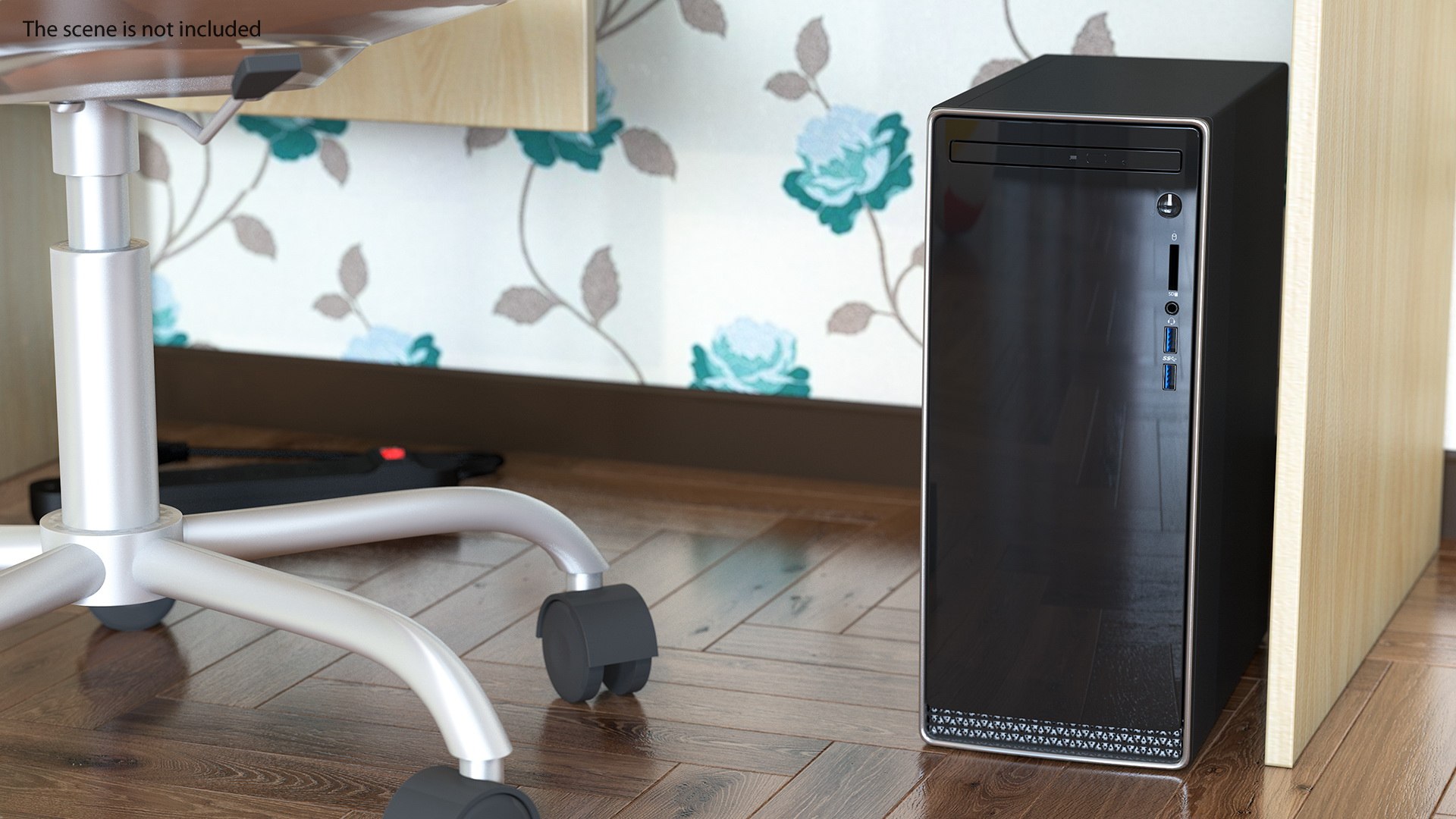 Minitower Desktop PC Generic 3D model preview