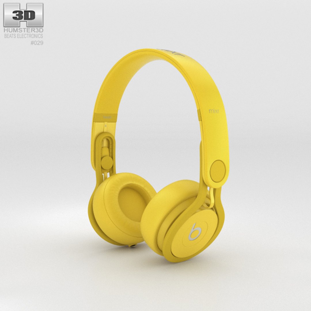Beats pro mixr 3D model TurboSquid 1248679