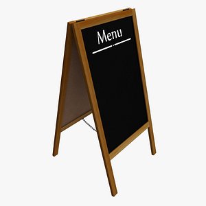 menu board 3d 3ds