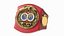 IBF Championship Belt Folded whith Fur
