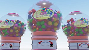 candy machine 3D model