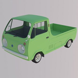 japanese porter cab 1970 3d model
