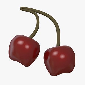 3D cherry realistic