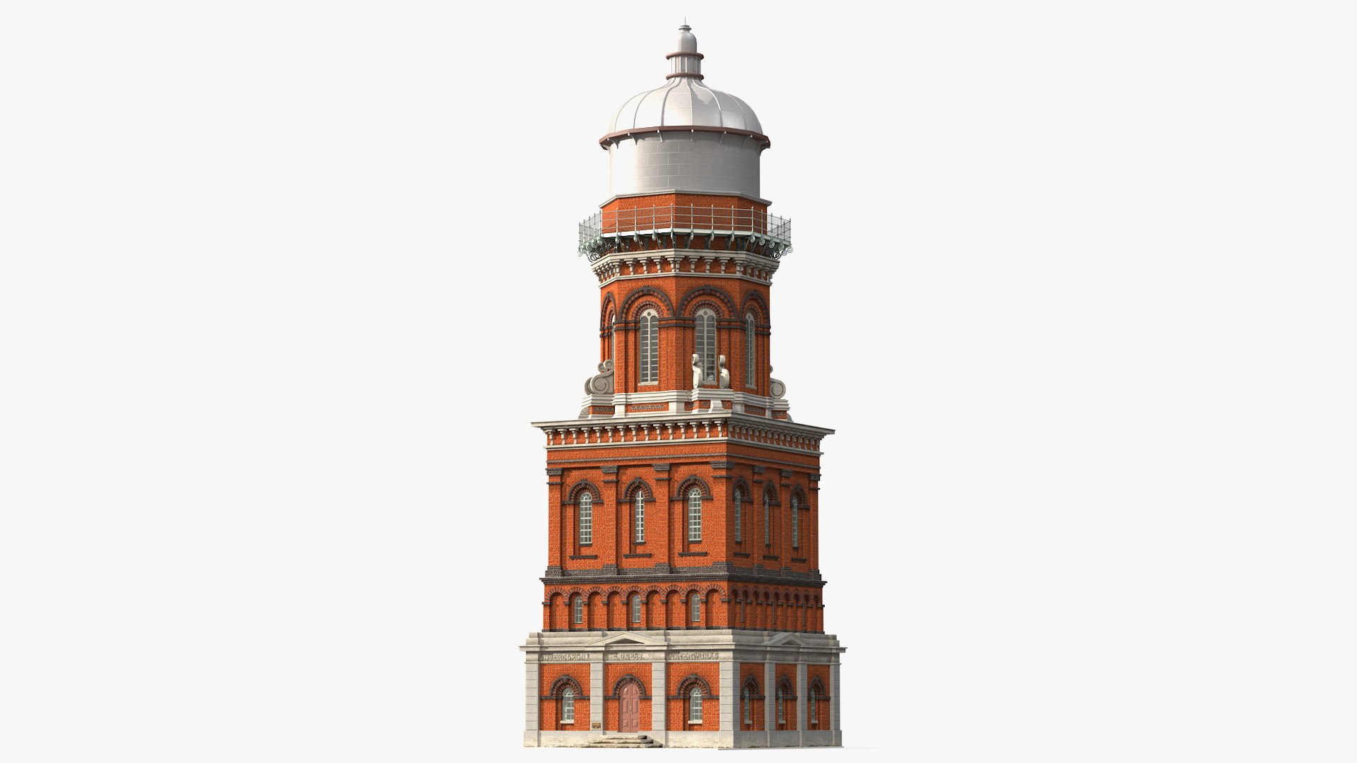 Invercargill Water Tower 3D model preview