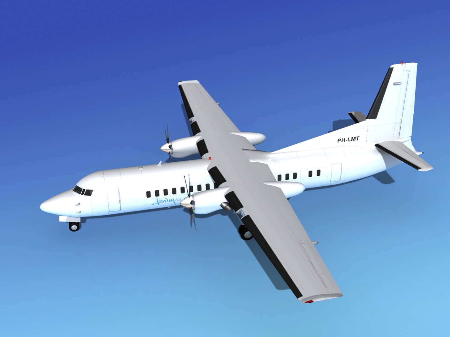 3d model fokker 50