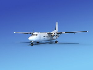 3d model fokker 50