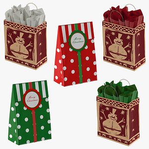 christmas bags 02 c4d