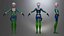 Low Poly Game Ready SCI Fi GIRL