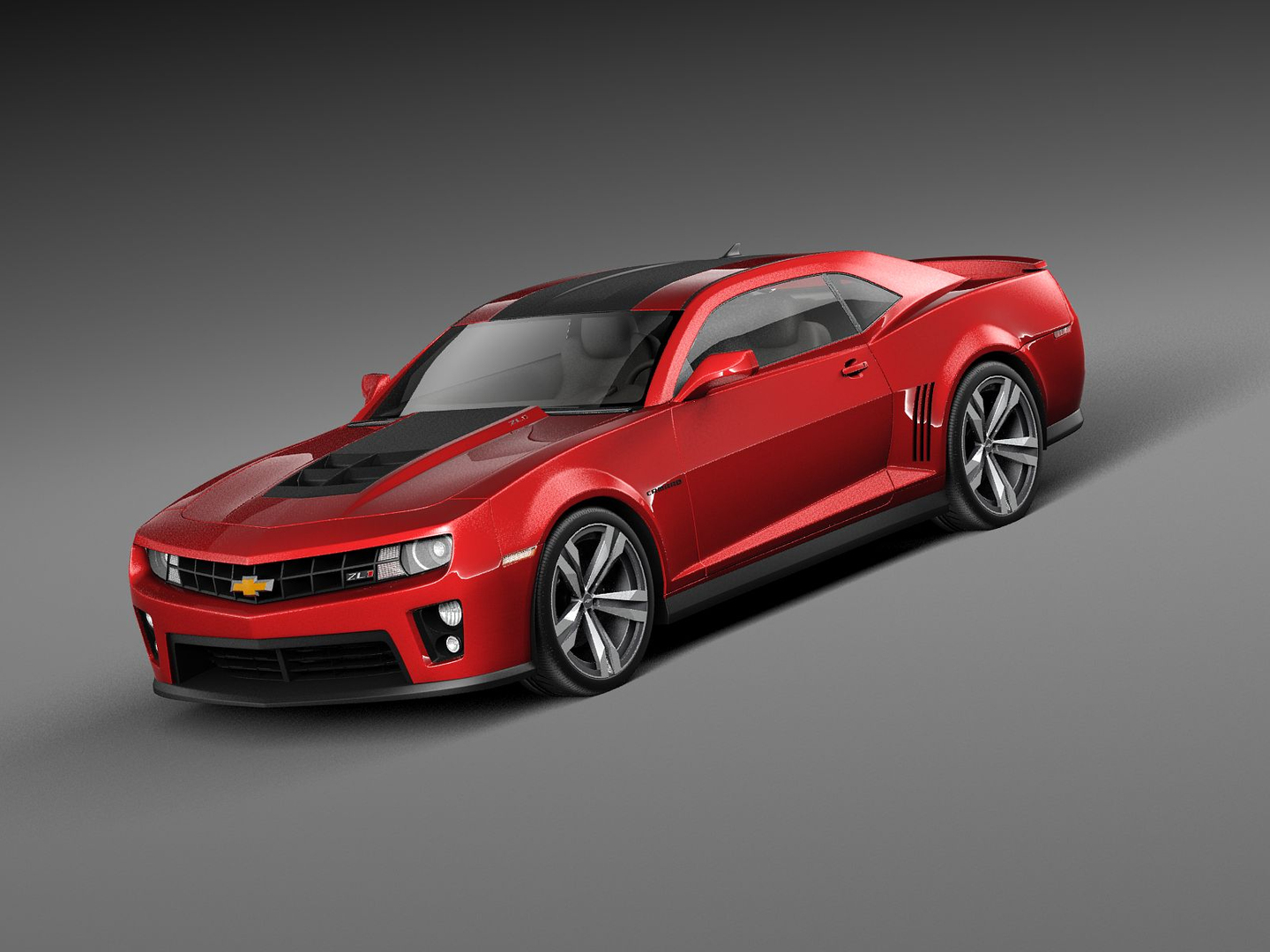 3d model chevrolet camaro zl1 2012